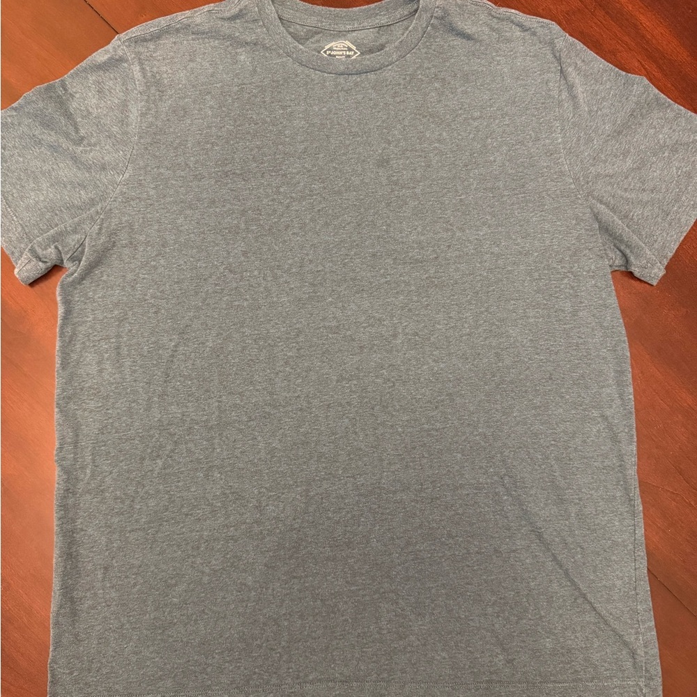 St. John's Bay Heather Gray Short Sleeve Tee